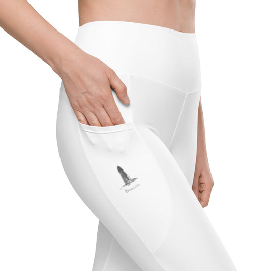 Beacon Black Logo Leggings with pockets
